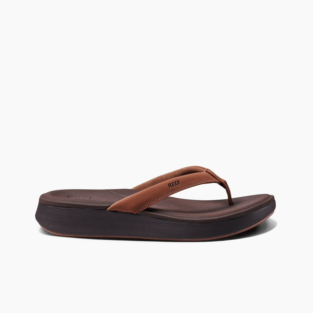 REEF Womens Cushion Cloud Flip Flop Espresso - CJ3634 ESPRESSO Image 2