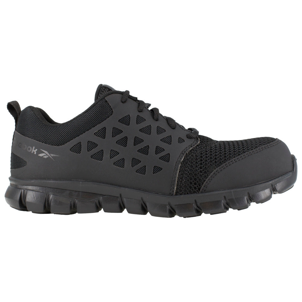 Reebok Work Mens Sublite Cushion CSA Composite Toe EH Athletic Work Shoe Black - IB4039 BLACK Image 2