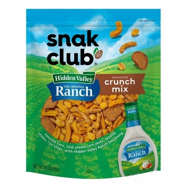 Snak Club Hidden Valley Ranch Seasoned Crunch Mix24 Ounce Image 1