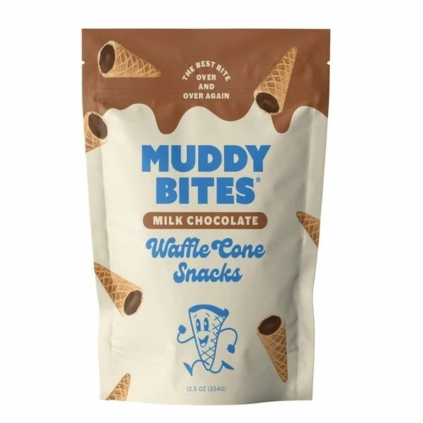 Muddy Bites Milk Chocolate Waffle Cones12.5 Ounce Image 1