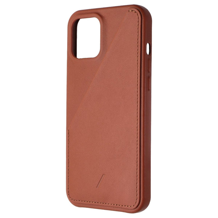 Native Union Clic Card Case for Apple iPhone 12 Pro Max - Tan Leather Image 1