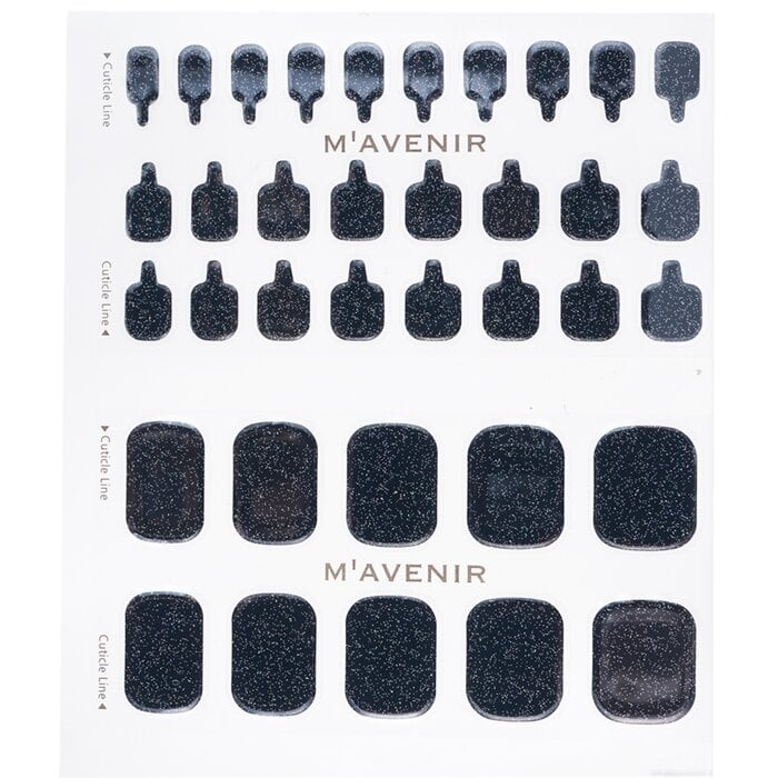 Mavenir - Nail Sticker (Black) - The Milky Way Pedi(36pcs) Image 2