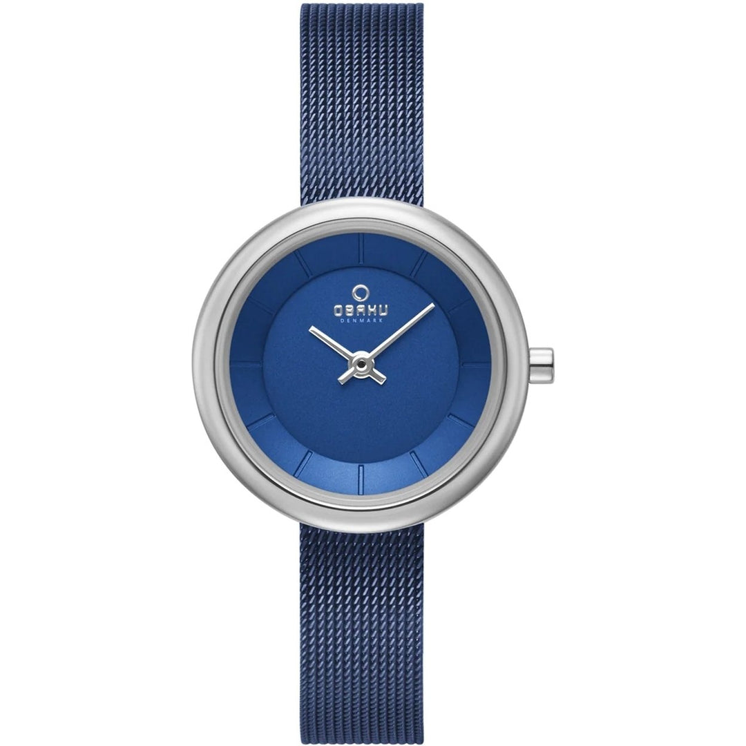 Obaku Arctic Blue Dial Womens Watch V146LXCLML Stainless Steel Quartz 3 ATM Image 1