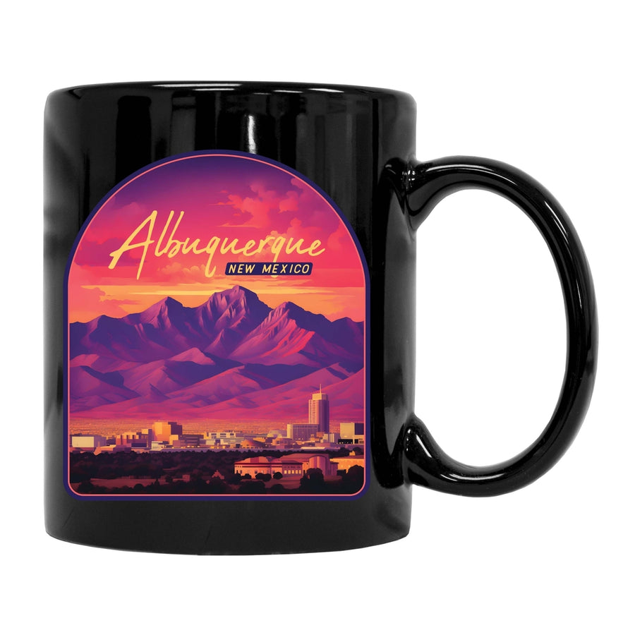 Alburqueque Mexico Design B Souvenir 12 oz Ceramic Coffee Mug Image 1