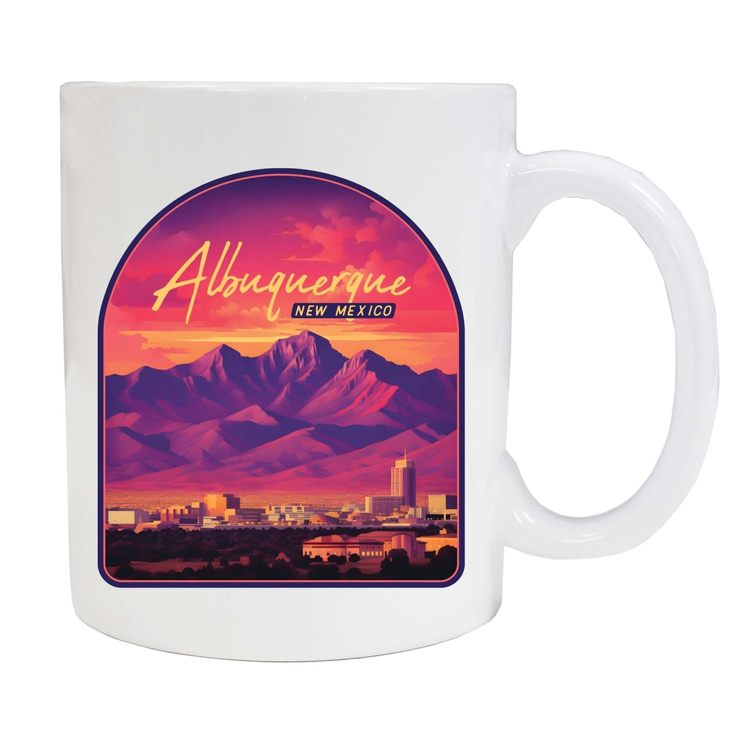 Alburqueque Mexico Design B Souvenir 12 oz Ceramic Coffee Mug Image 2