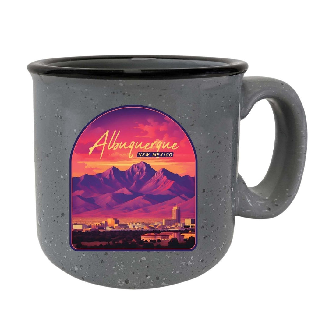 Alburqueque Mexico Design B Souvenir 16 oz Ceramic camping mug Image 2