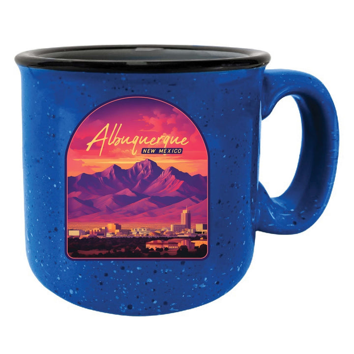 Alburqueque Mexico Design B Souvenir 16 oz Ceramic camping mug Image 3