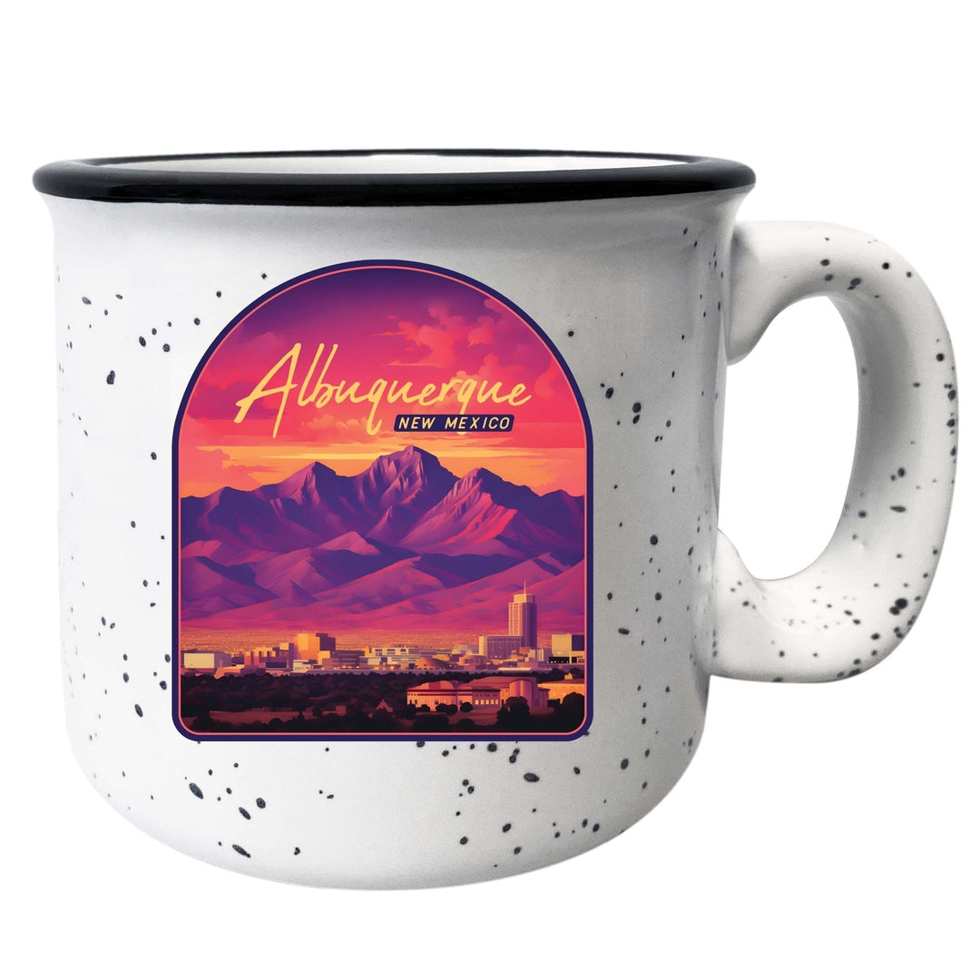 Alburqueque Mexico Design B Souvenir 16 oz Ceramic camping mug Image 4