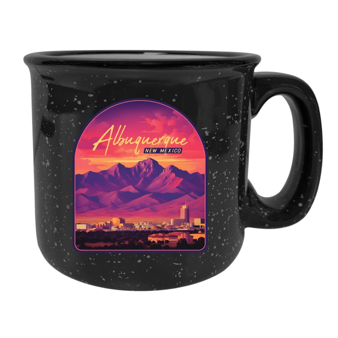 Alburqueque Mexico Design B Souvenir 16 oz Ceramic camping mug Image 4