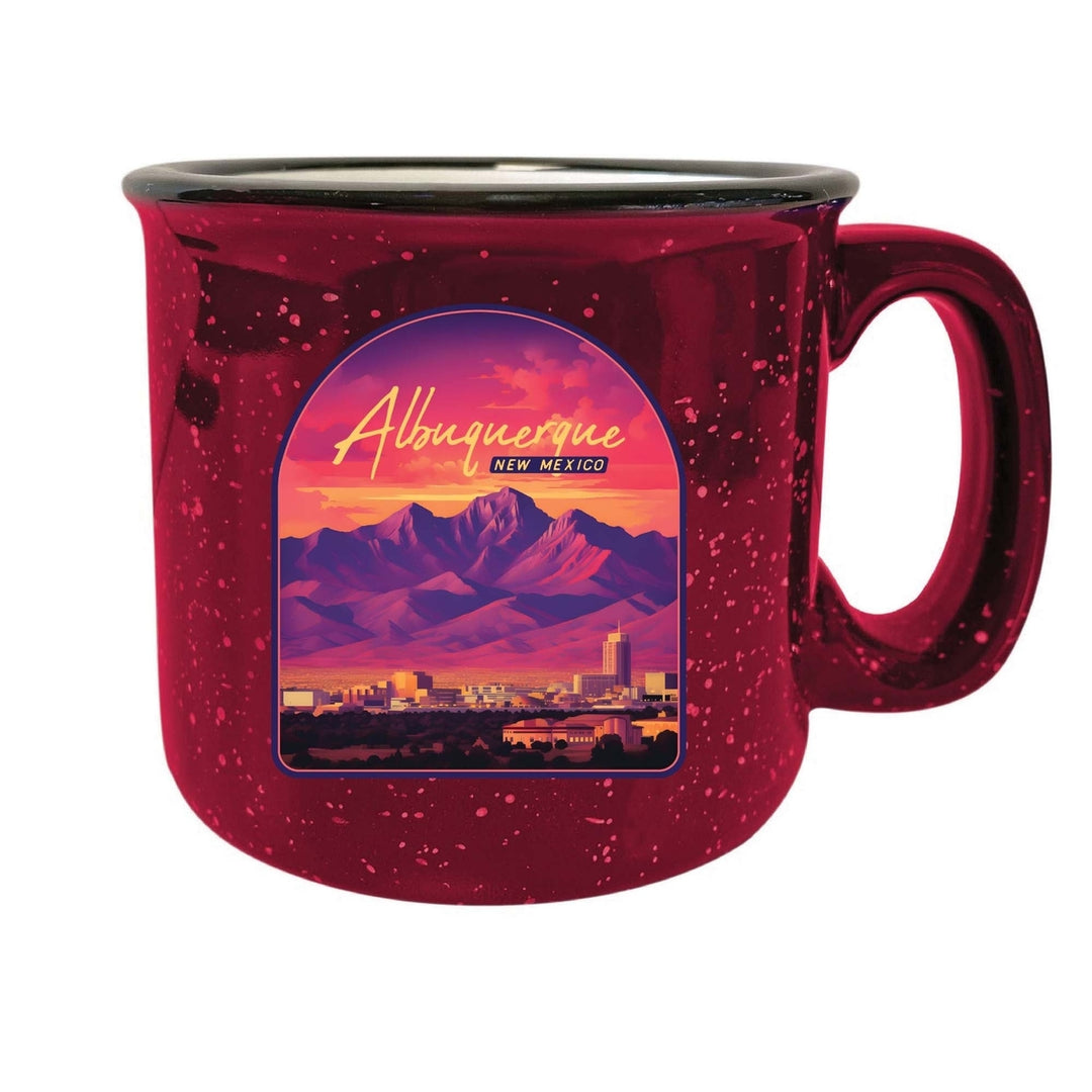 Alburqueque Mexico Design B Souvenir 16 oz Ceramic camping mug Image 6