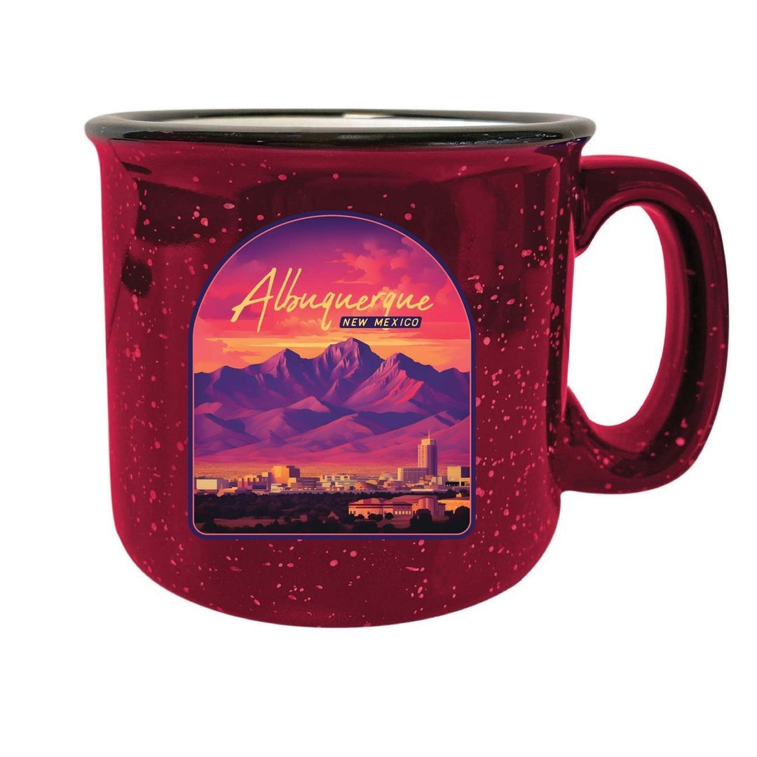 Alburqueque Mexico Design B Souvenir 16 oz Ceramic camping mug Image 1