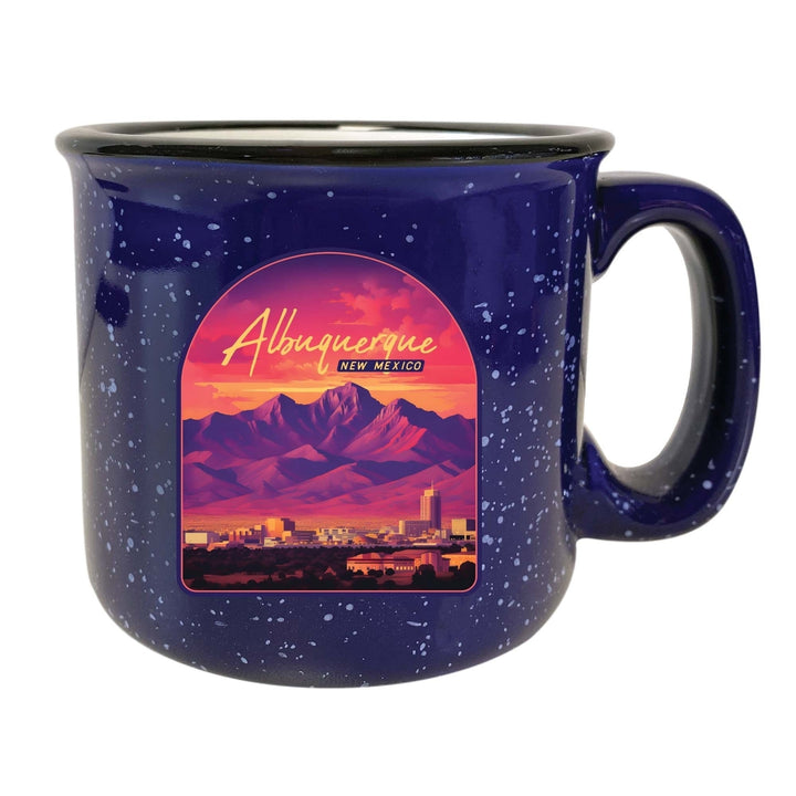 Alburqueque Mexico Design B Souvenir 16 oz Ceramic camping mug Image 7