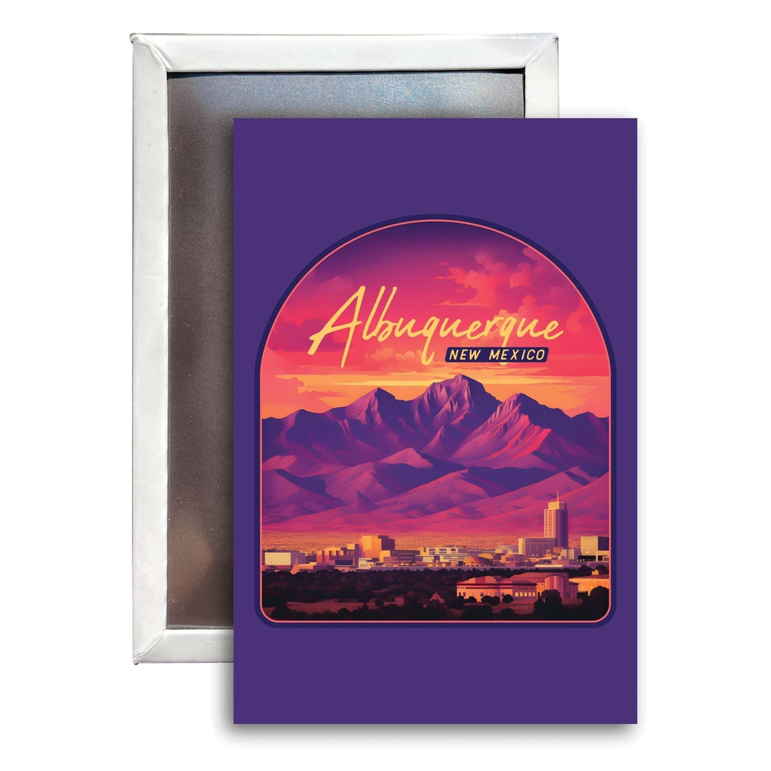 Alburqueque Mexico Design B Souvenir Refrigerator Magnet 2.5"X3.5" Image 1