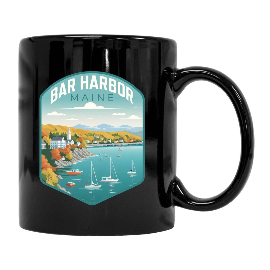 Bar Harbor Maine Design A Souvenir 12 oz Ceramic Coffee Mug Image 2