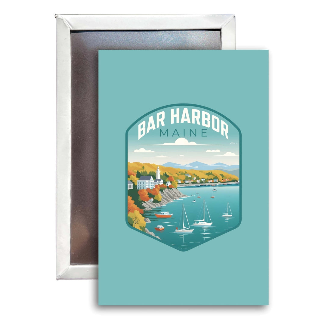 Bar Harbor Maine Design A Souvenir 2x3-Inch Fridge Magnet Image 1