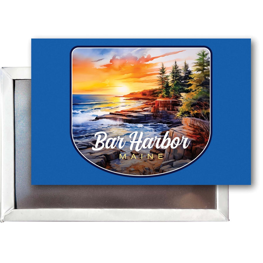 Bar Harbor Maine Design B Souvenir 2x3-Inch Fridge Magnet Image 1