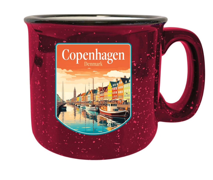 Copenhagen Denmark Design A Souvenir 16 oz Ceramic camping mug Image 1