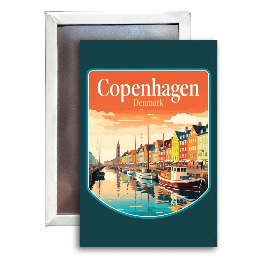 Copenhagen Denmark Design A Souvenir 2x3-Inch Fridge Magnet Image 1