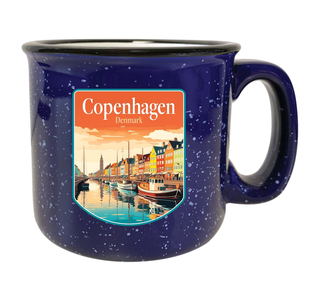 Copenhagen Denmark Design A Souvenir 16 oz Ceramic camping mug Image 3