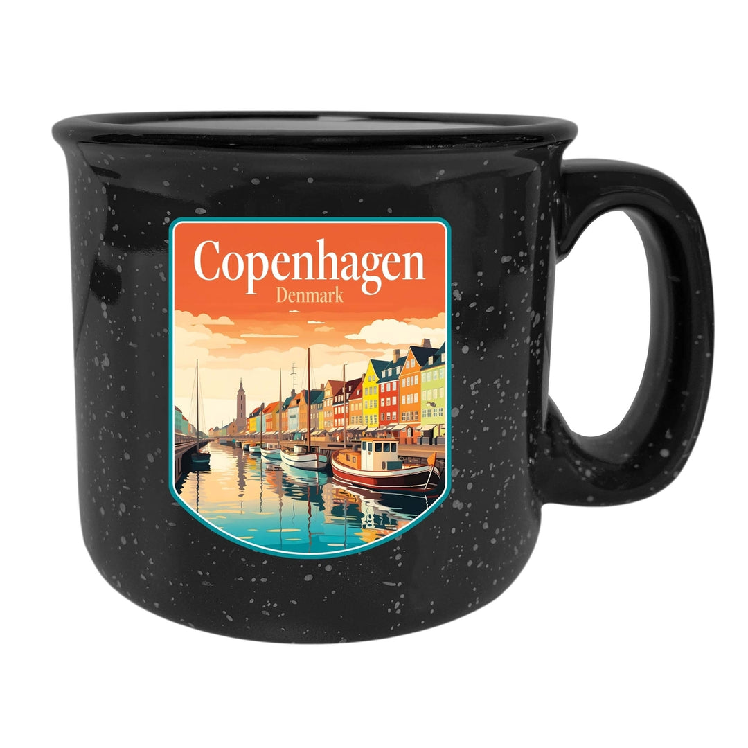 Copenhagen Denmark Design A Souvenir 16 oz Ceramic camping mug Image 4