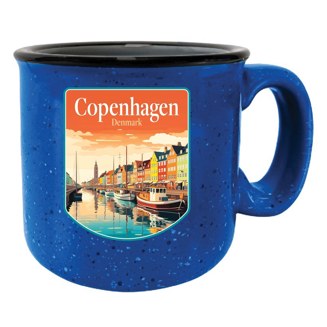 Copenhagen Denmark Design A Souvenir 16 oz Ceramic camping mug Image 6