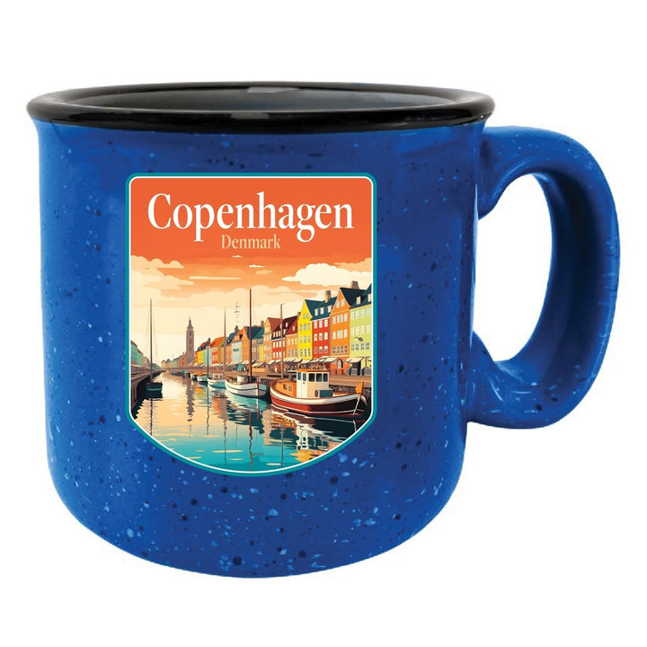 Copenhagen Denmark Design A Souvenir 16 oz Ceramic camping mug Image 1