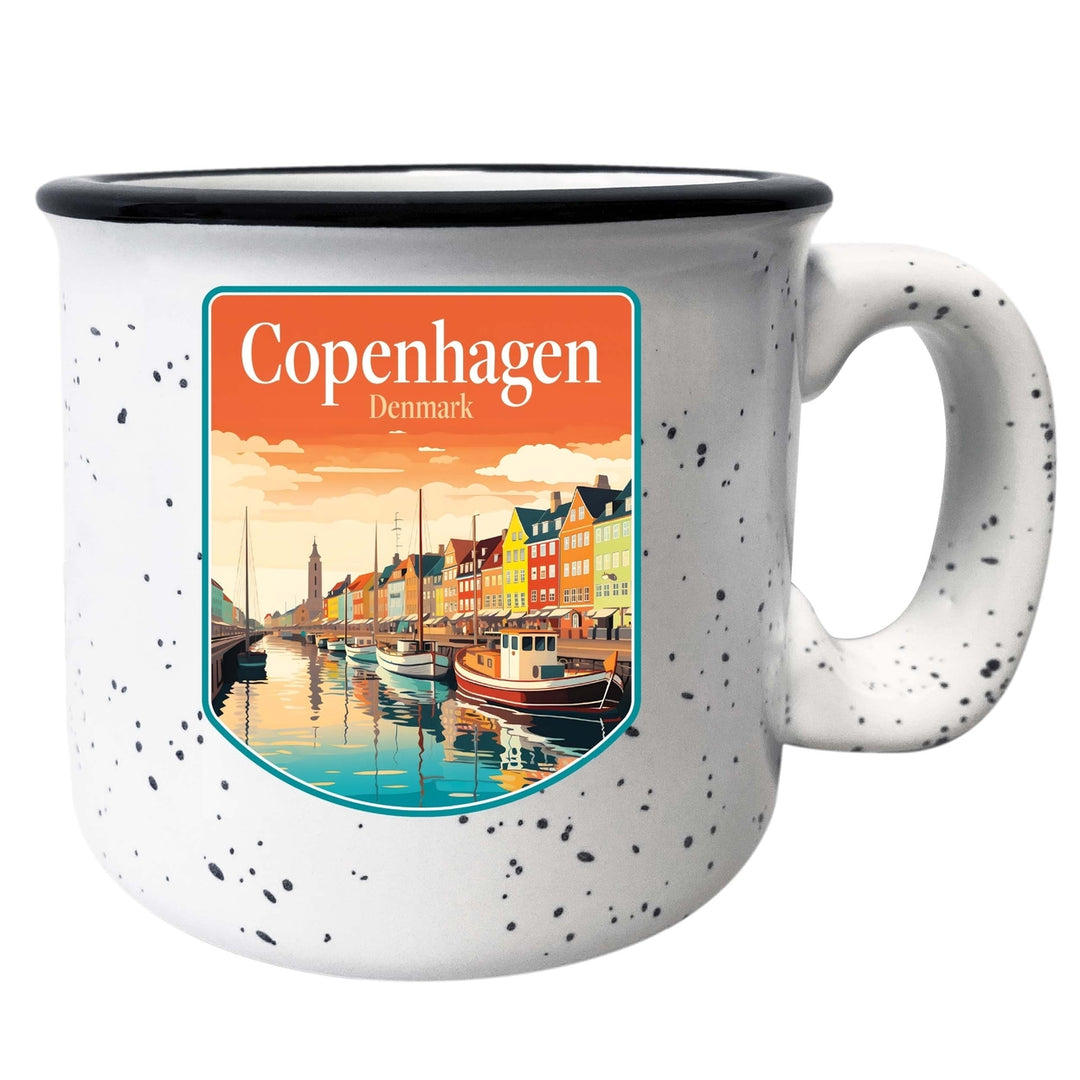 Copenhagen Denmark Design A Souvenir 16 oz Ceramic camping mug Image 7