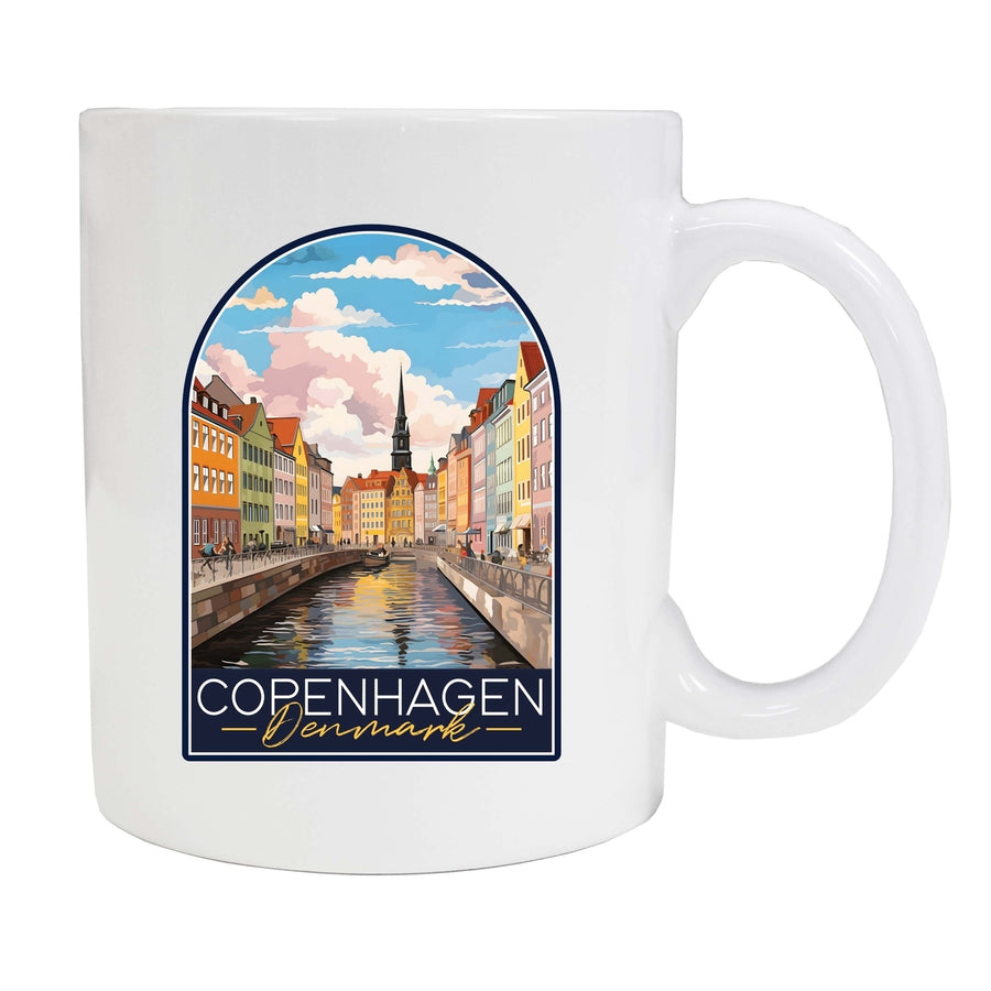 Copenhagen Denmark Design B Souvenir 12 oz Ceramic Coffee Mug Image 1