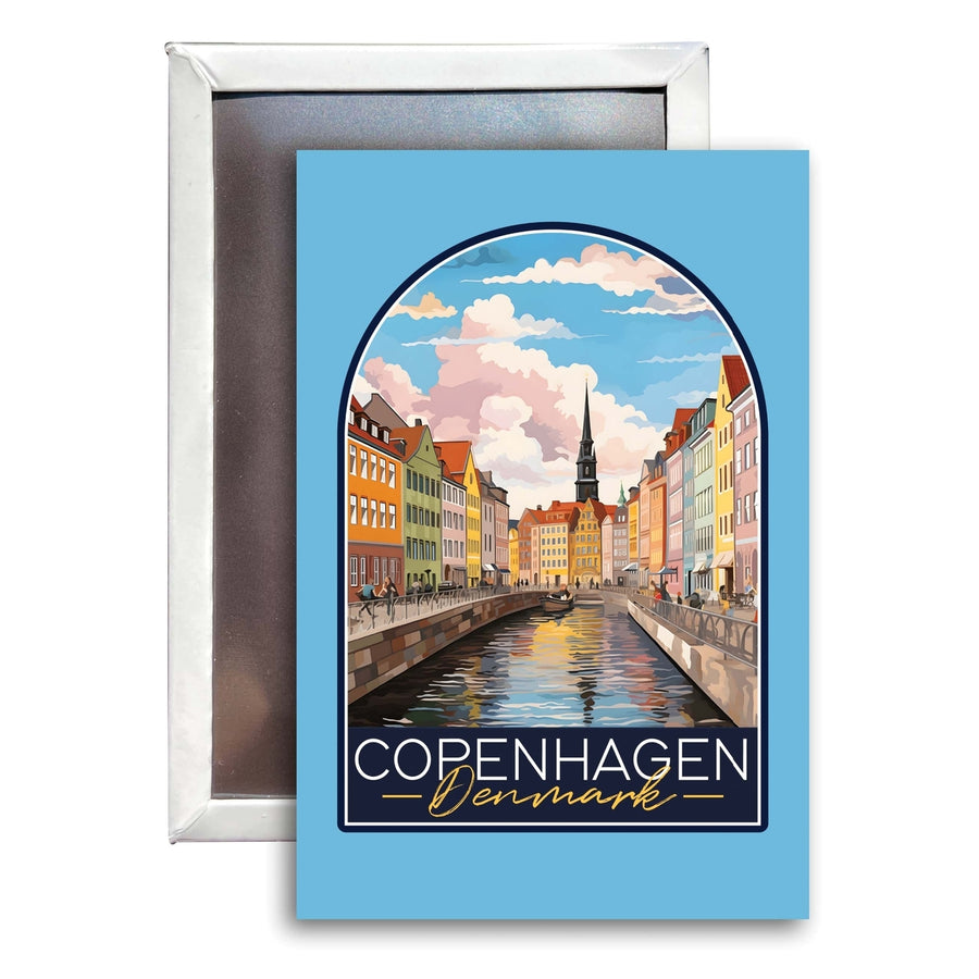 Copenhagen Denmark Design B Souvenir 2x3-Inch Fridge Magnet Image 1