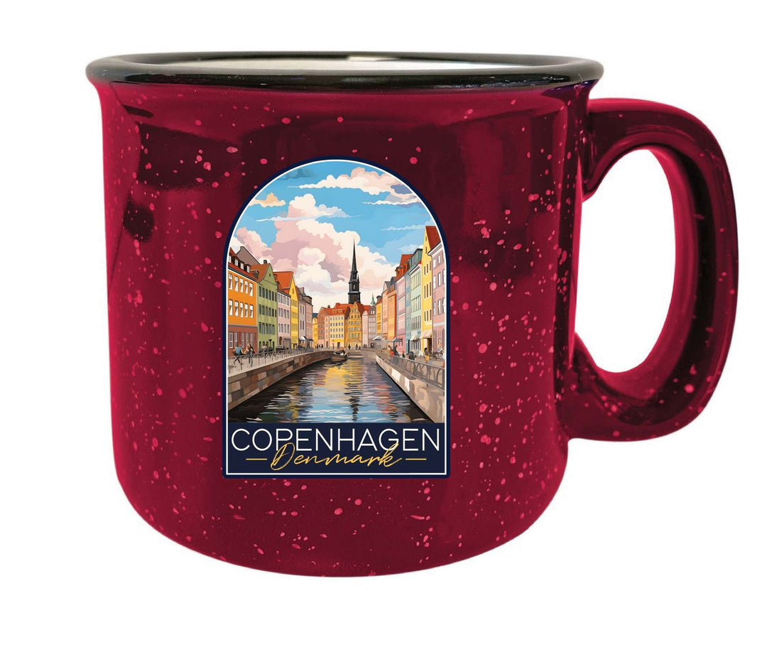 Copenhagen Denmark Design B Souvenir 16 oz Ceramic camping mug Image 3