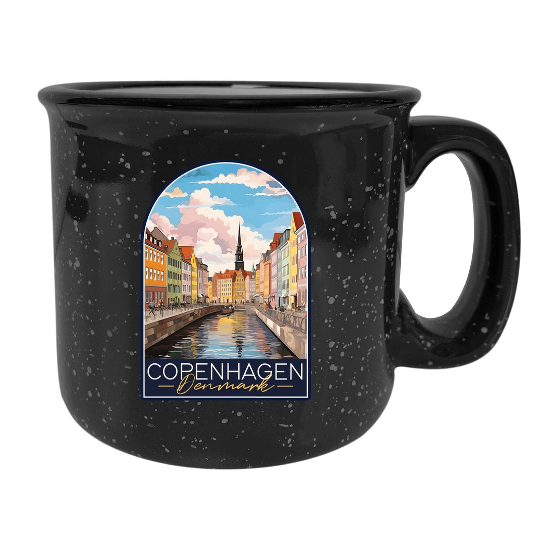 Copenhagen Denmark Design B Souvenir 16 oz Ceramic camping mug Image 6