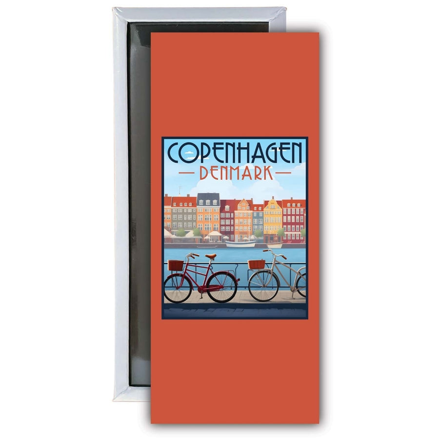 Copenhagen Denmark Design C Souvenir Fridge Magnet 4.75 x 2 Inch Image 1