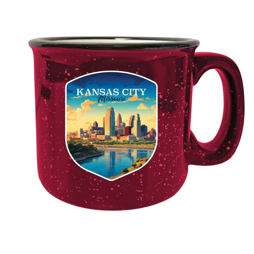 Kansas City Missouri Design A Souvenir 16 oz Ceramic camping mug Image 3