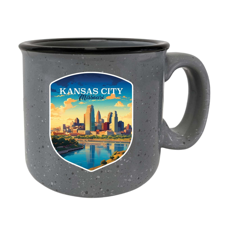 Kansas City Missouri Design A Souvenir 16 oz Ceramic camping mug Image 4