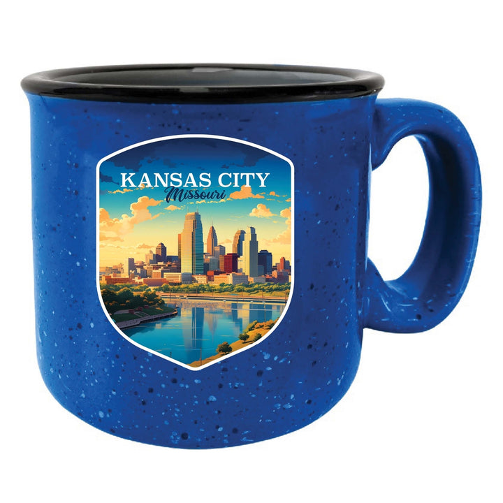 Kansas City Missouri Design A Souvenir 16 oz Ceramic camping mug Image 7