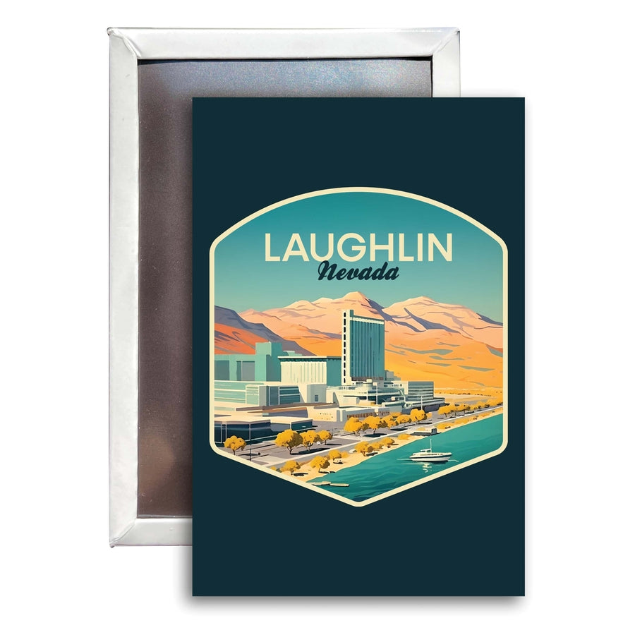 Laughlin Nevada Design A Souvenir Refrigerator Magnet 2.5"X3.5" Image 1