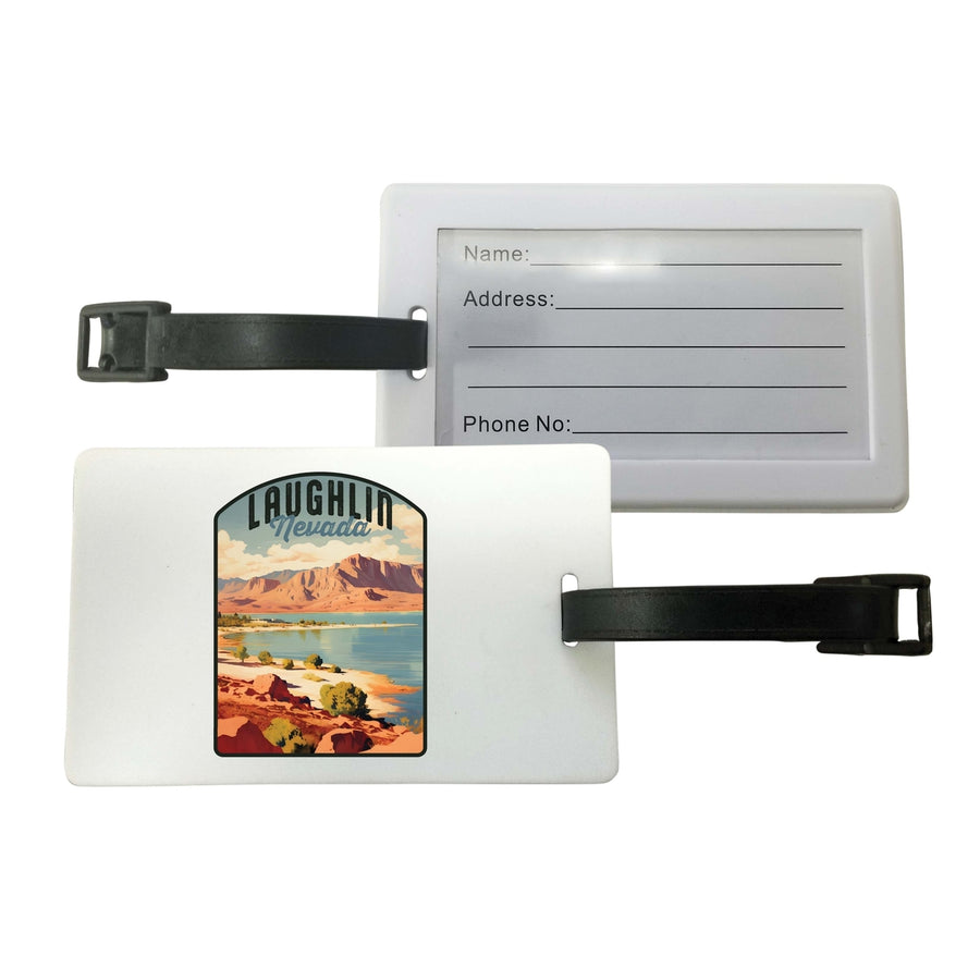 Laughlin Nevada Design B Souvenir Luggage Tag Image 1