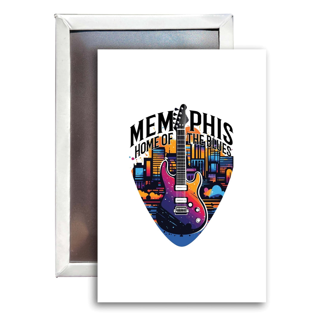 Memphis Tennessee Design B Souvenir 2x3-Inch Fridge Magnet Image 1