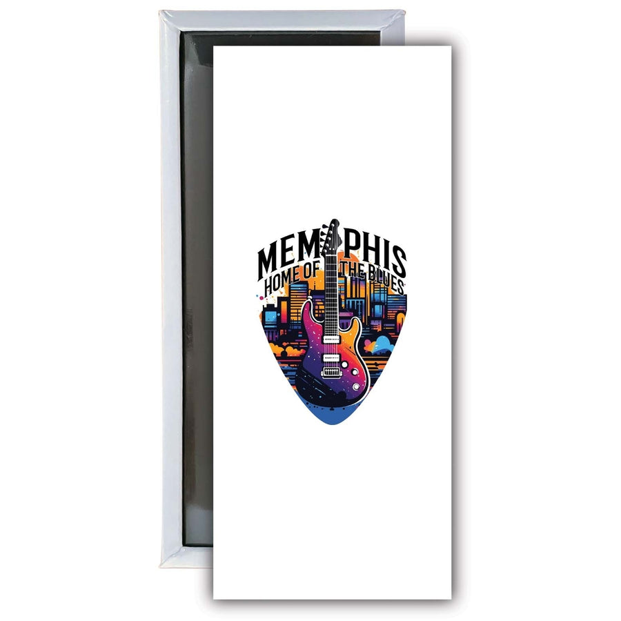 Memphis Tennessee Design B Souvenir Fridge Magnet 4.75 x 2 Inch Image 1