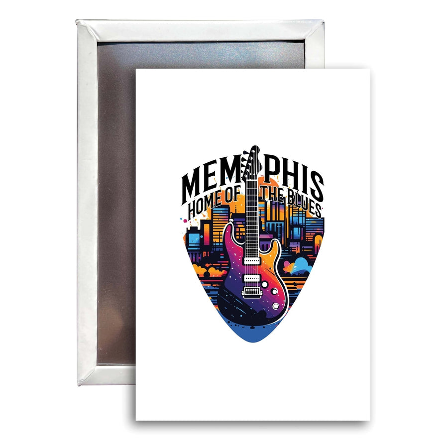 Memphis Tennessee Design B Souvenir Refrigerator Magnet 2.5"X3.5" Image 1