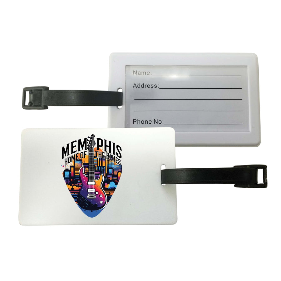 Memphis Tennessee Design B Souvenir Luggage Tag Image 1