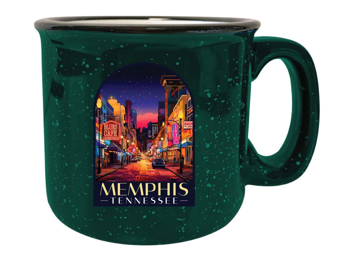 Memphis Tennessee Design C Souvenir 16 oz Ceramic camping mug Image 1