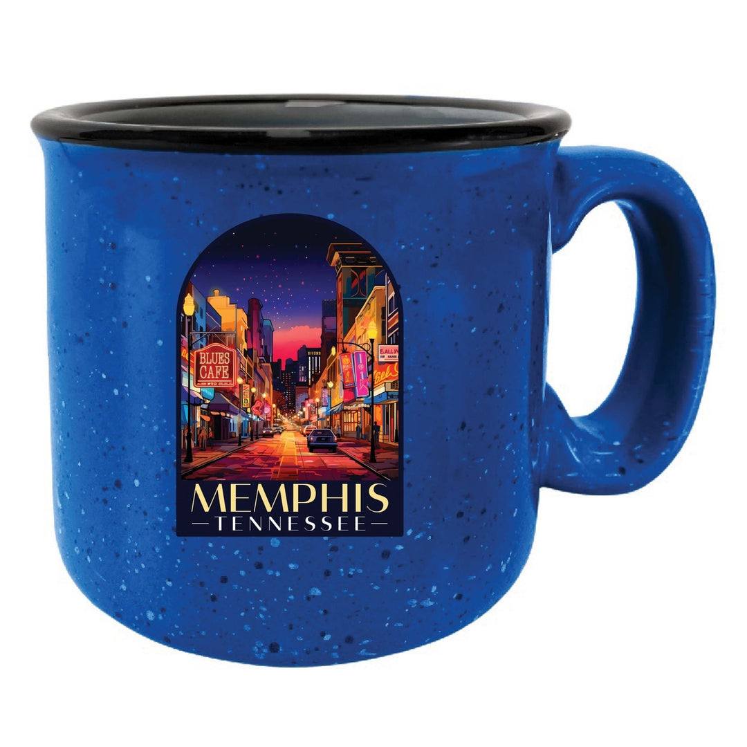 Memphis Tennessee Design C Souvenir 16 oz Ceramic camping mug Image 3