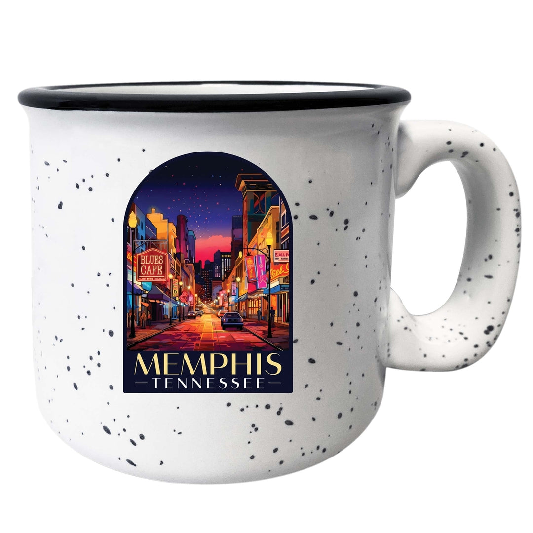 Memphis Tennessee Design C Souvenir 16 oz Ceramic camping mug Image 4