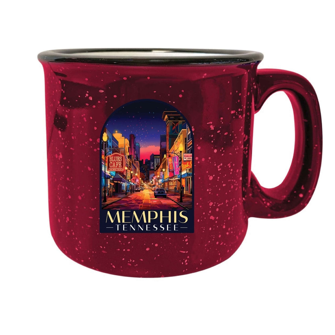 Memphis Tennessee Design C Souvenir 16 oz Ceramic camping mug Image 6