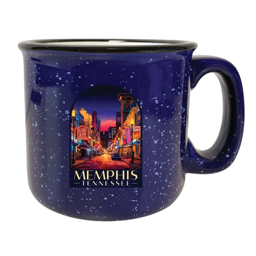 Memphis Tennessee Design C Souvenir 16 oz Ceramic camping mug Image 7