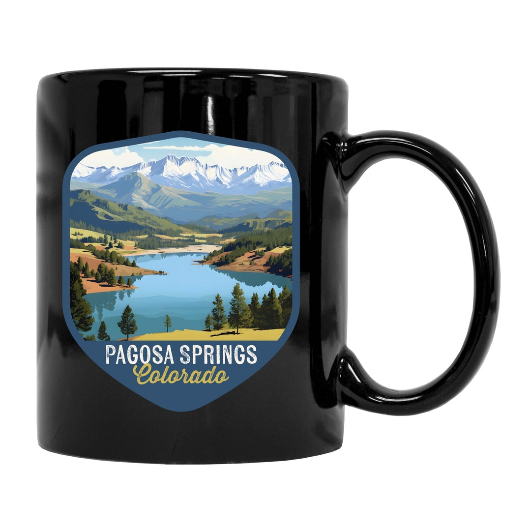 Pagosa Springs Colorado Design B Souvenir 12 oz Ceramic Coffee Mug Image 2