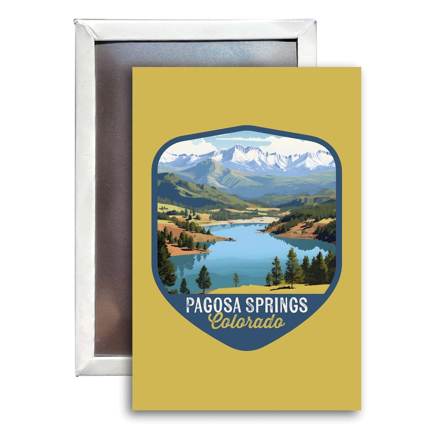 Pagosa Springs Colorado Design B Souvenir 2x3-Inch Fridge Magnet Image 1