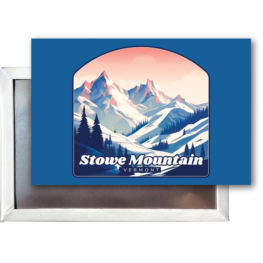 Stowe Mountain Vermont Design A Souvenir 2x3-Inch Fridge Magnet Image 1