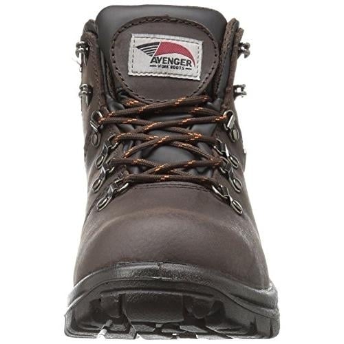 FSI Nautilus Avenger Mens 6in Soft Toe EH Work Boots Brown A7625 Waterproof Image 2